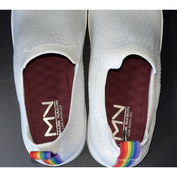 Mark Nason Men’s Palmilla-Dakota Pride Sneakers Shoes 222107 White Sz 11.5 NWB‎ main image 9
